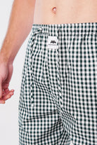 Check Woven Pajamas - Green & White - Mendeez