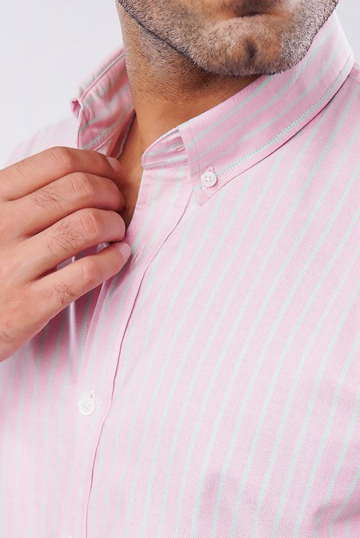 Striped Shirt - Pink - Mendeez