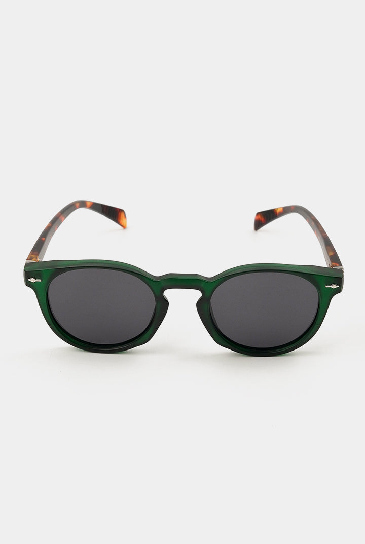 Round Sunglasses - Green - Mendeez