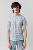 Printed T-Shirt - Blue - Mendeez