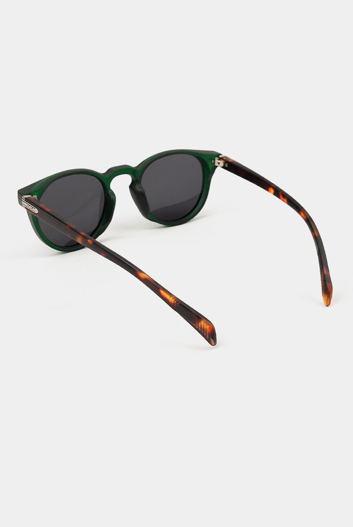 Round Sunglasses - Green - Mendeez