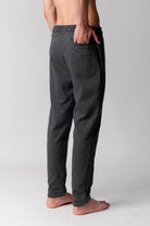 Straight Terry Jogger Pants - Charcoal Grey - Mendeez