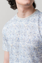 Printed T-Shirt - Blue - Mendeez