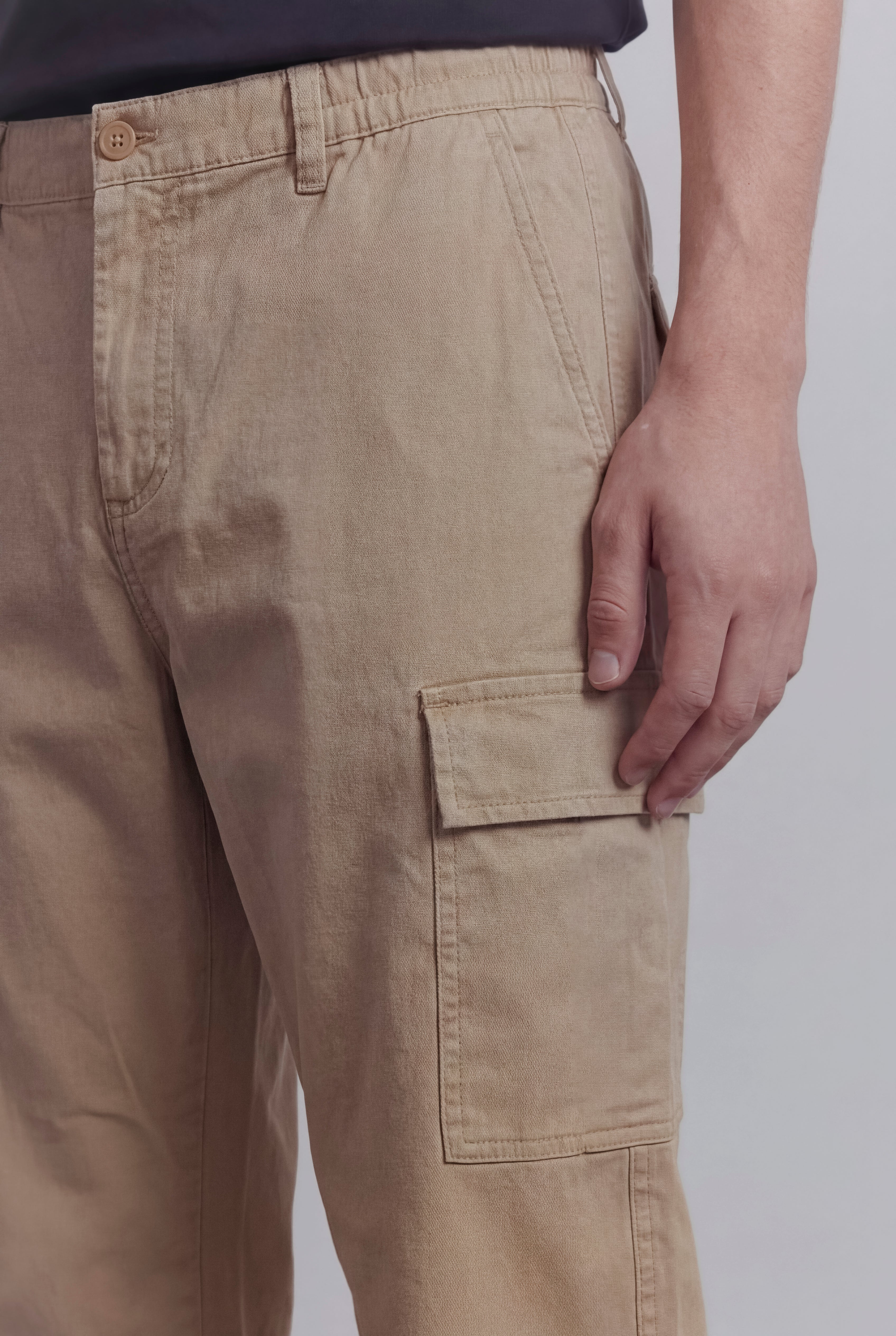 Cargo Pants - Camel - Mendeez