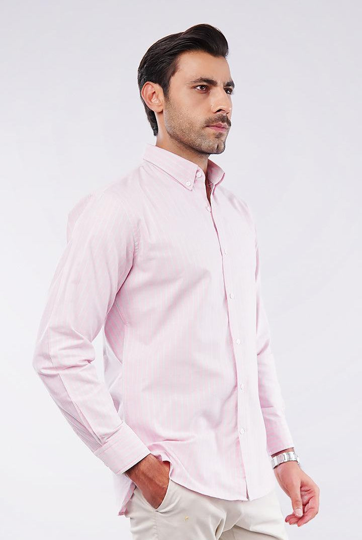 Striped Shirt - Pink - Mendeez