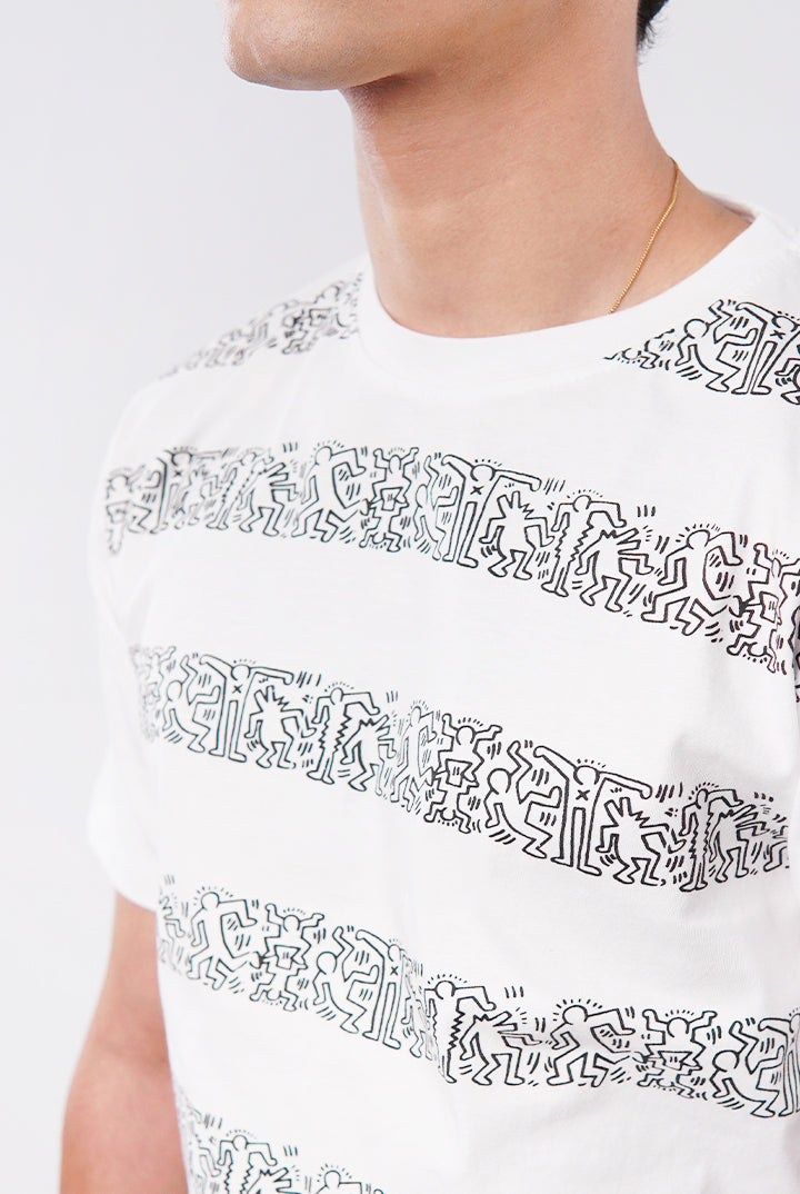 Printed T-Shirt - White - Mendeez