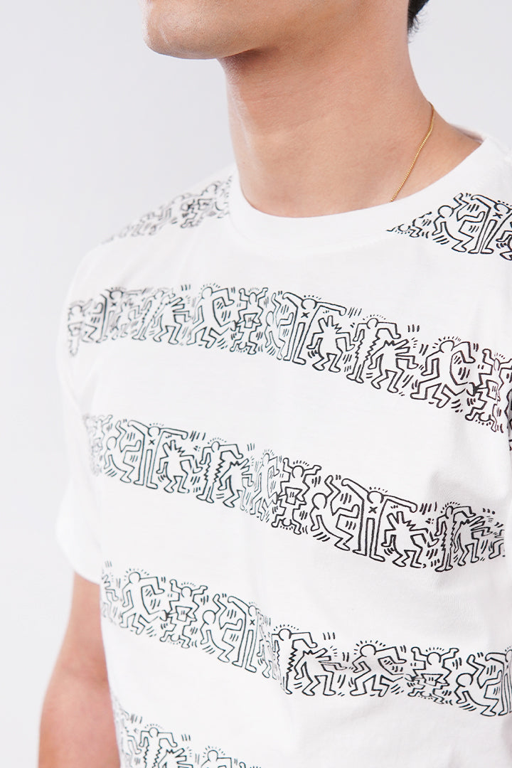 Printed T-Shirt - White - Mendeez