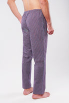 Check Woven Pajamas - Red & Blue - Mendeez