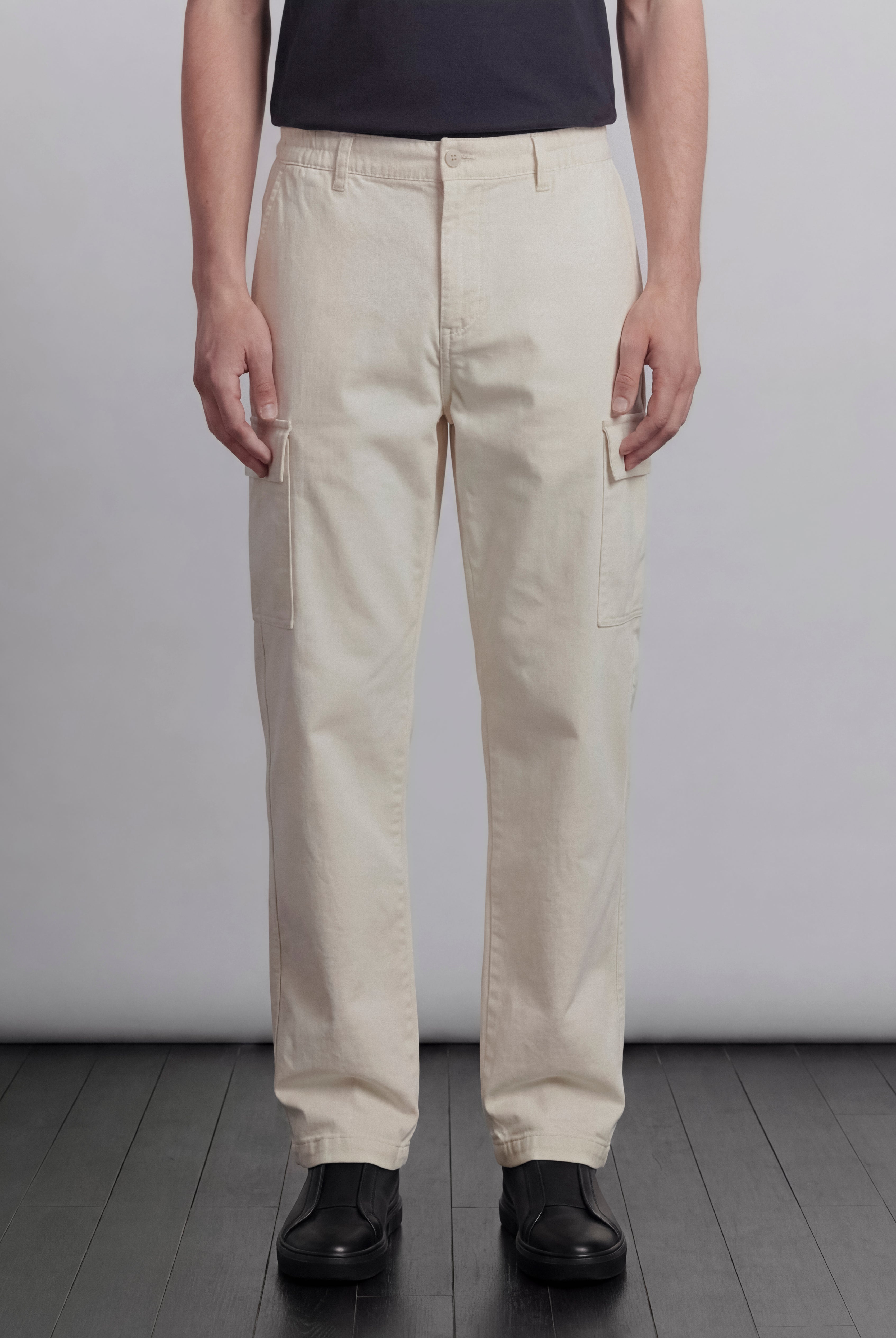 Cargo Pants - Off White - Mendeez