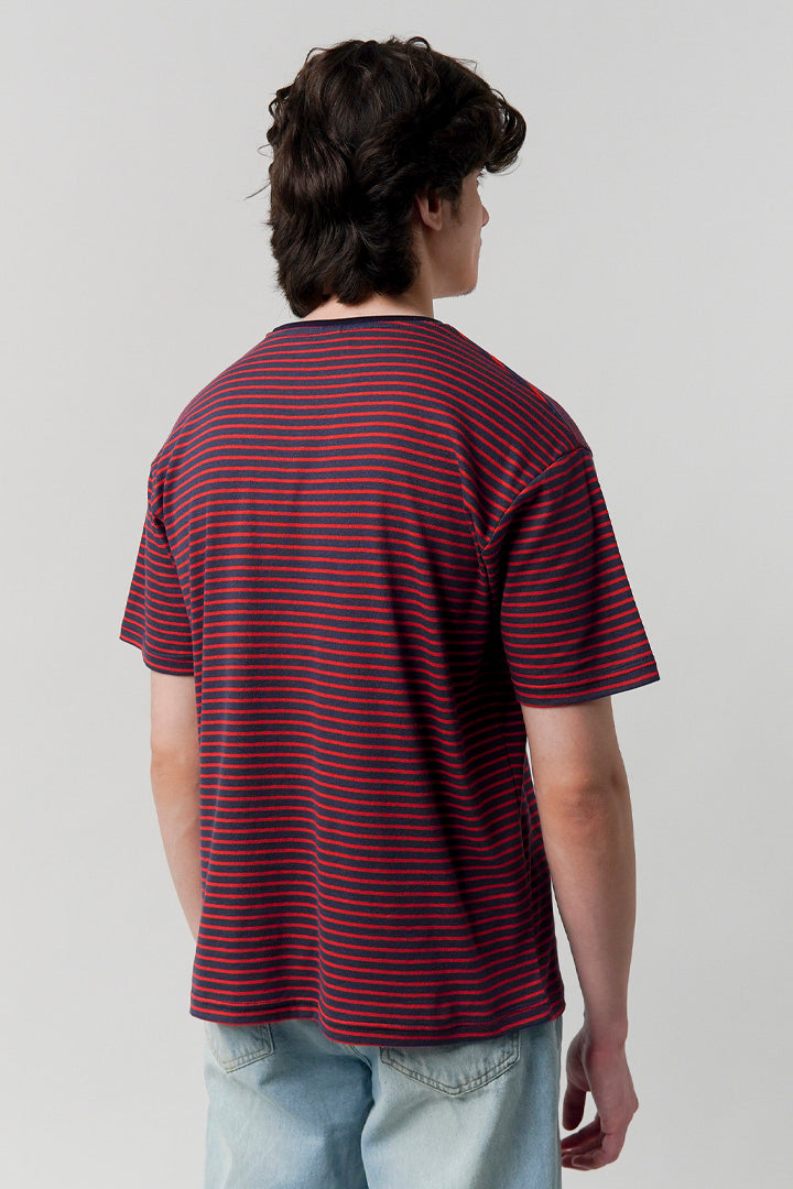 Striped T-Shirt - Blue - Mendeez