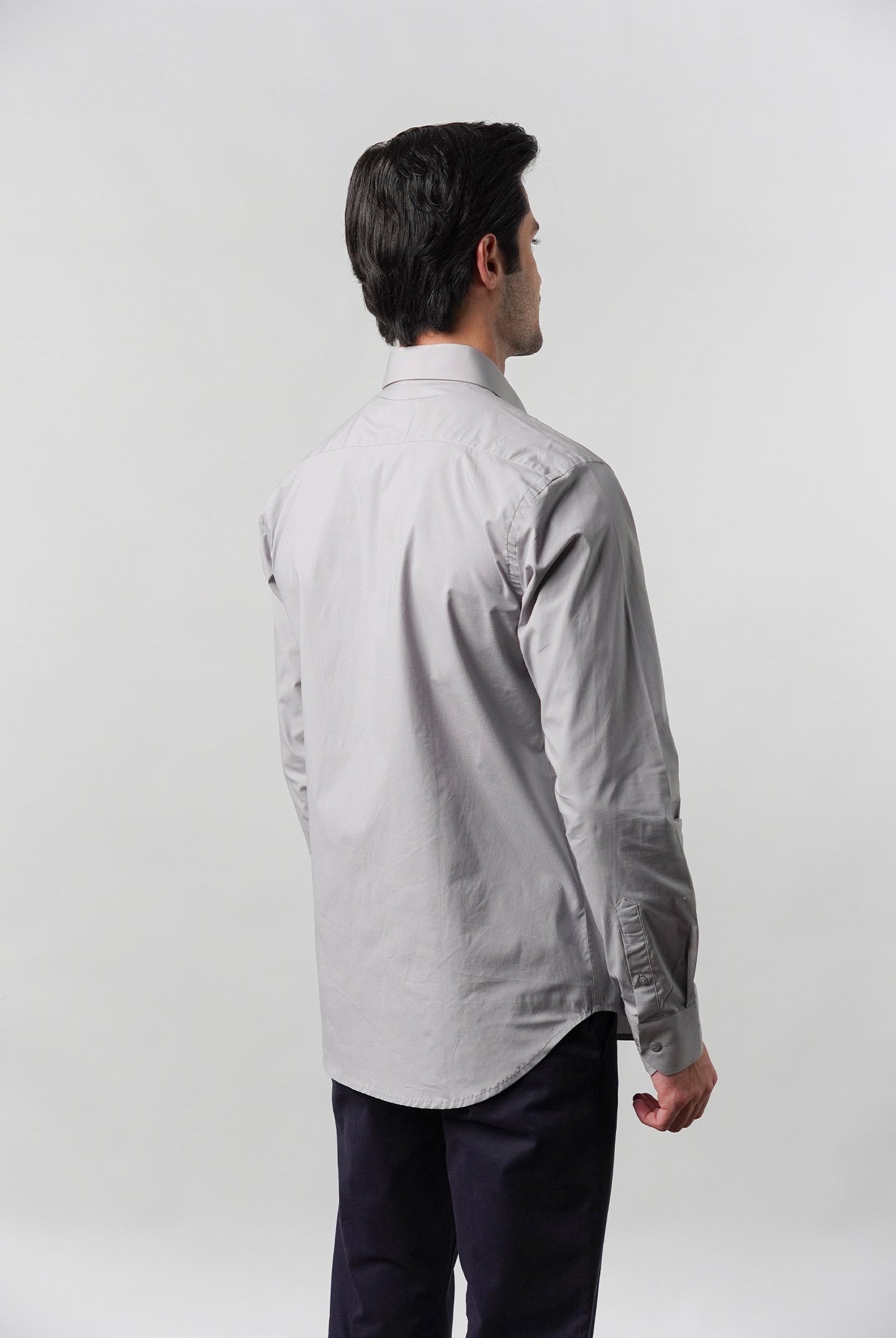 Plain Shirt - Grey - Mendeez