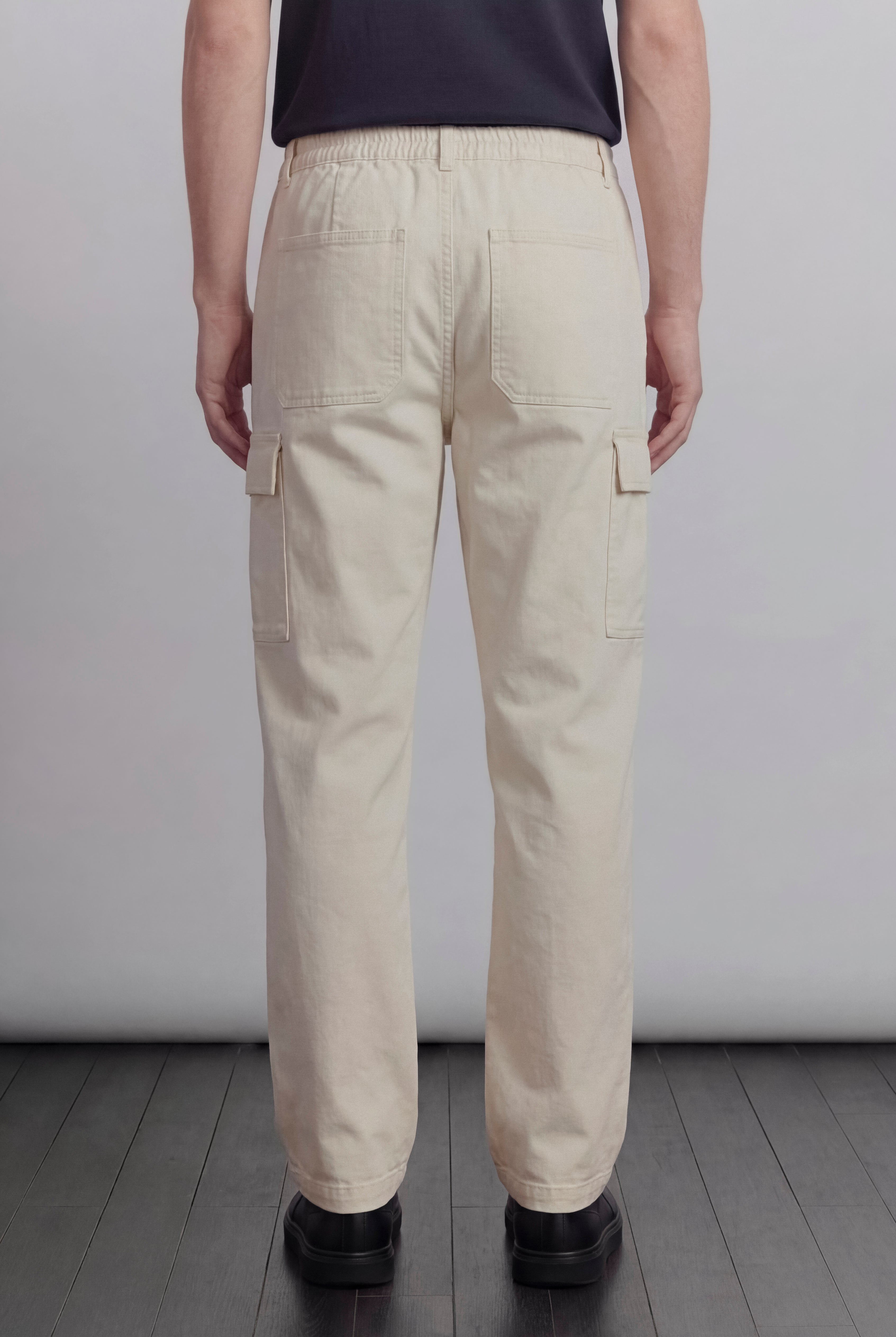 Cargo Pants - Off White - Mendeez