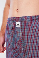 Check Woven Pajamas - Red & Blue - Mendeez
