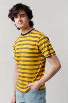 Striped T-Shirt - Yellow - Mendeez
