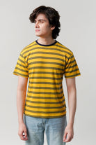 Striped T-Shirt - Yellow - Mendeez