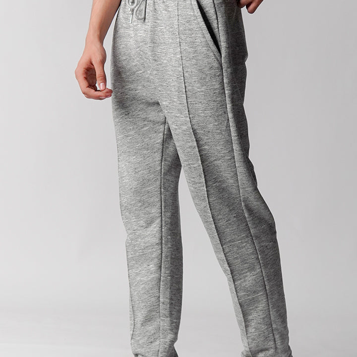 Pintex Jogger Pants - Grey - Mendeez