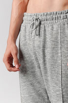 Pintex Jogger Pants - Grey - Mendeez