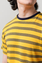 Striped T-Shirt - Yellow - Mendeez