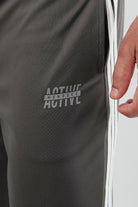 Striped Trousers - Grey - Mendeez