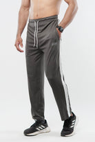 Striped Trousers - Grey - Mendeez