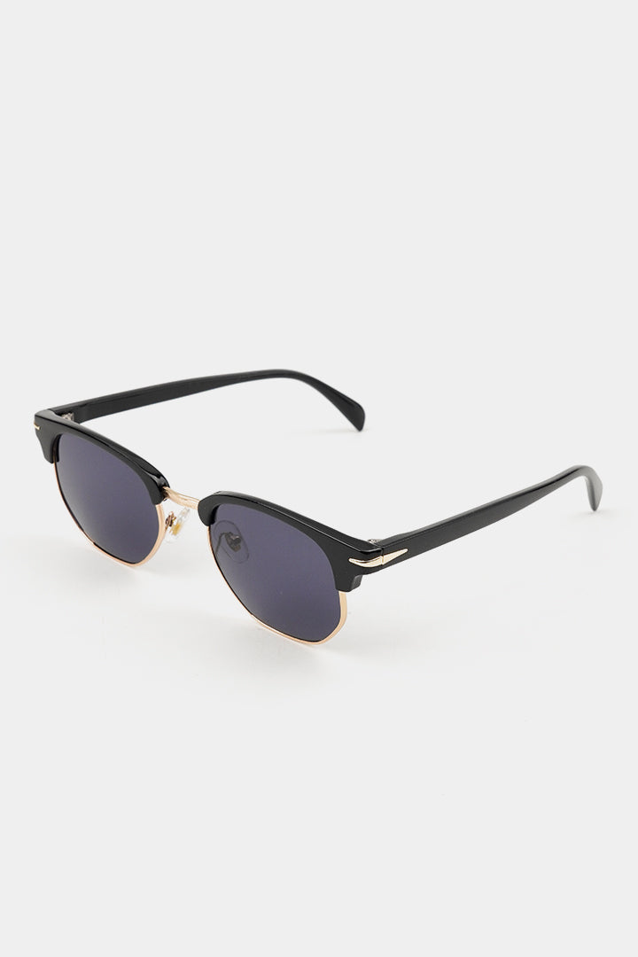 Clubmaster Sunglasses - Black - Mendeez