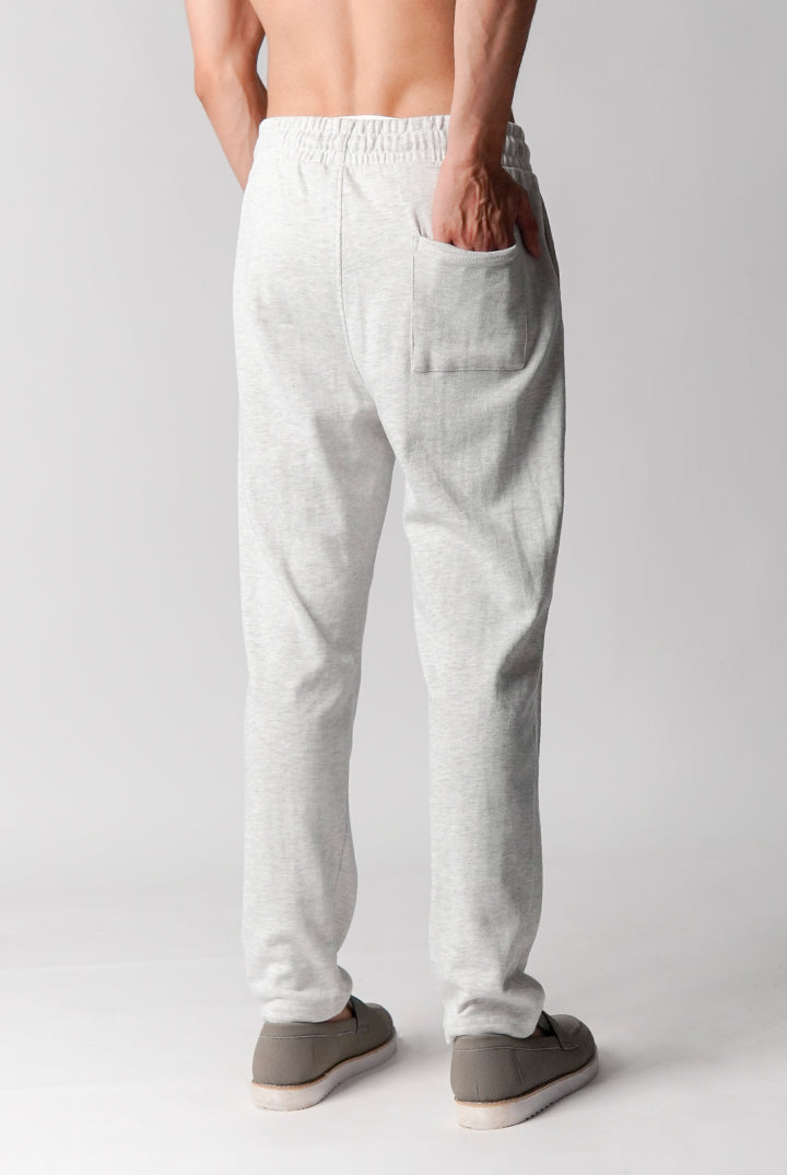 Pintex Jogger Pants - Heather Grey - Mendeez