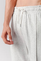Pintex Jogger Pants - Heather Grey - Mendeez