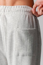 Pintex Jogger Pants - Heather Grey - Mendeez