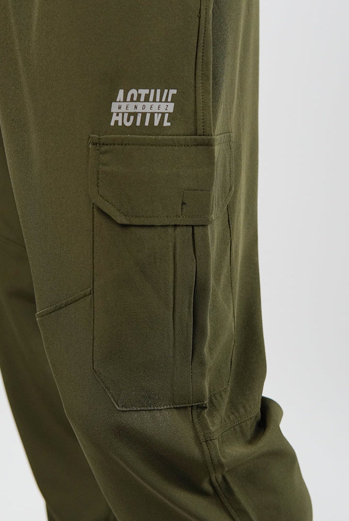 Cargo Jogger Pants - Army Green - Mendeez