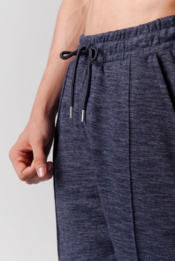 Pintex Jogger Pants - Blue - Mendeez