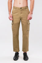 Straight Cargo Pants - Khaki - Mendeez