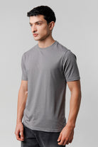 Regular Fit Crew Neck T-Shirt - Grey - Mendeez