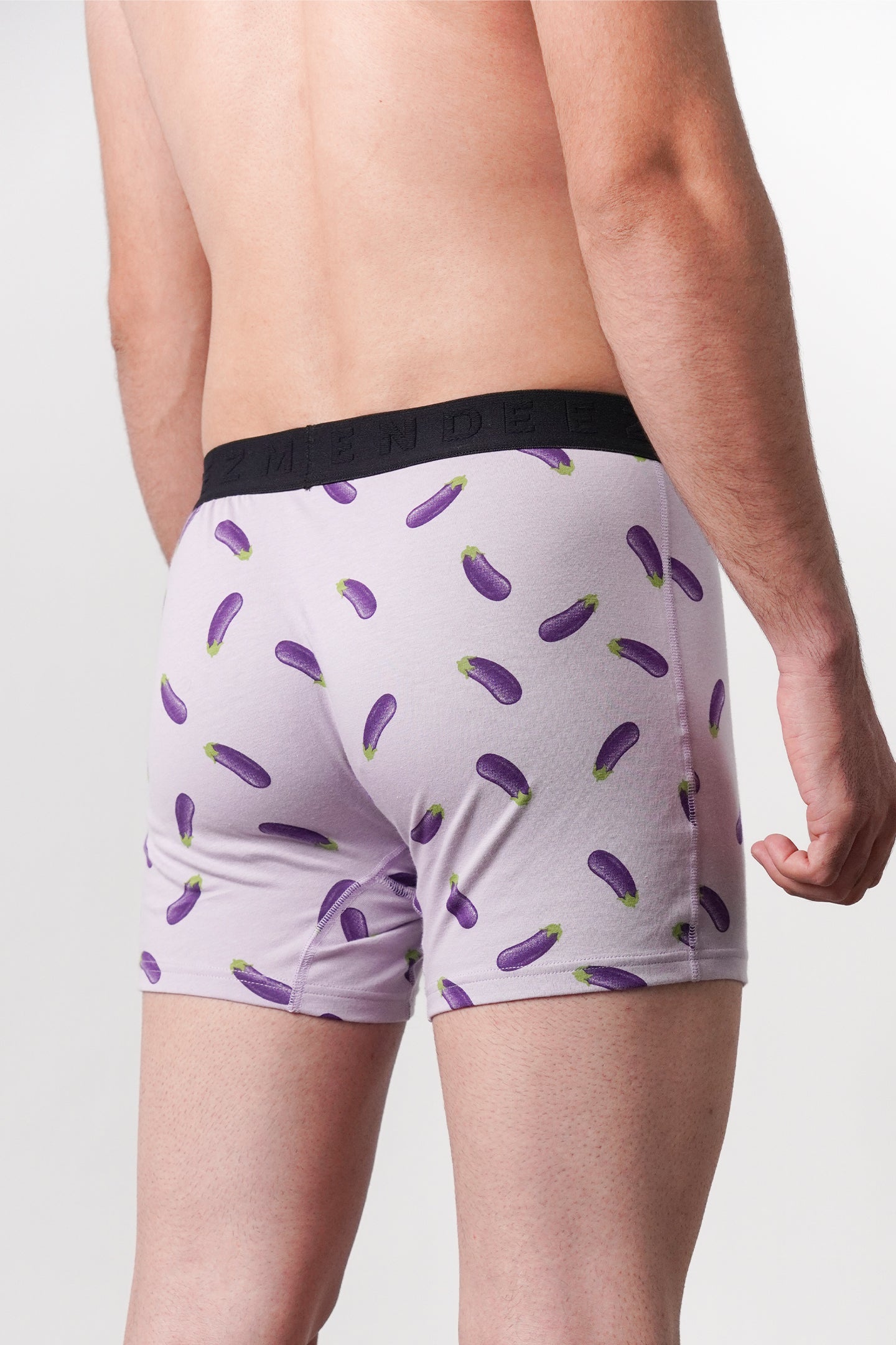 Printed All Day Boxers - Purple - Mendeez