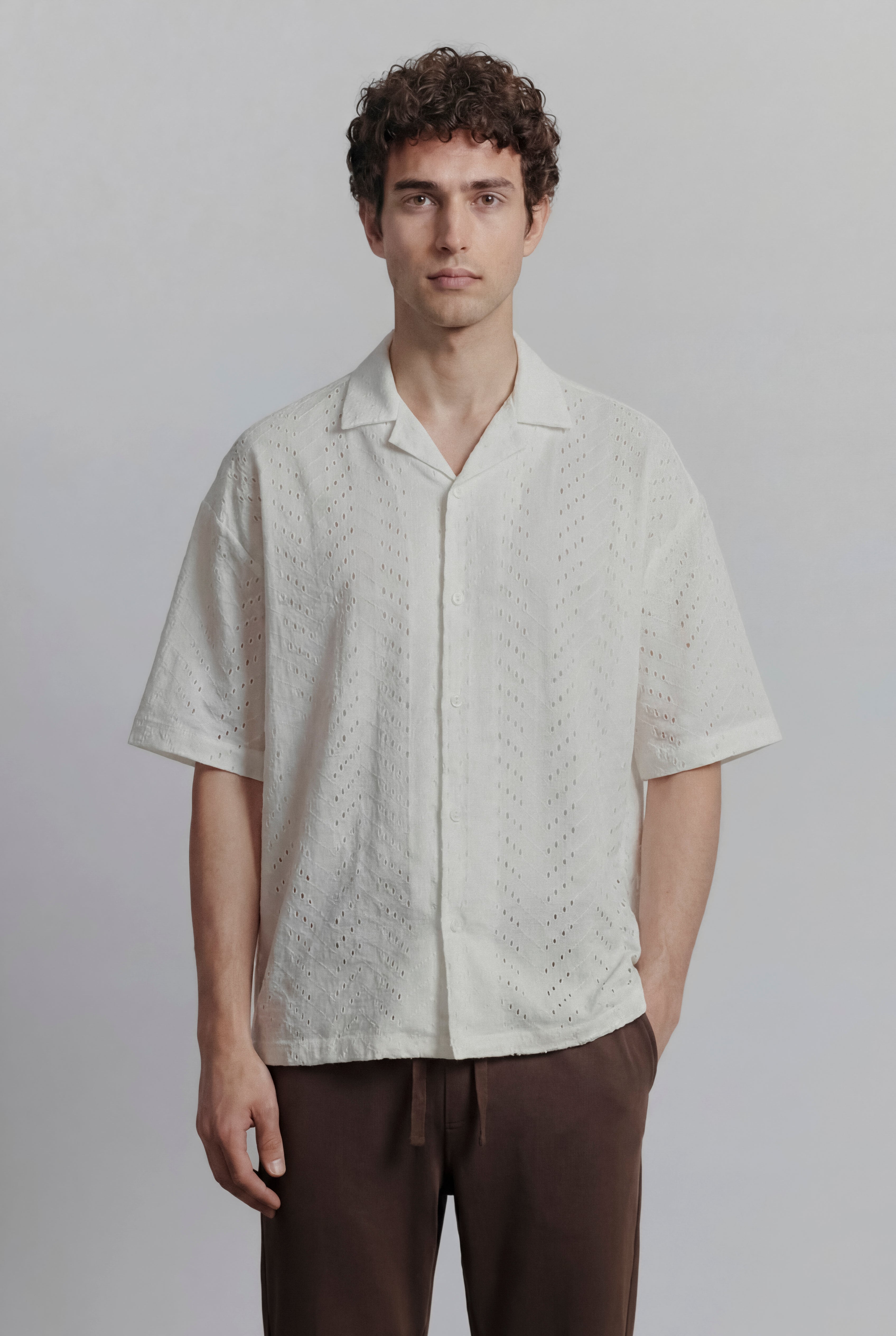 Cuban Shirt - White - Mendeez