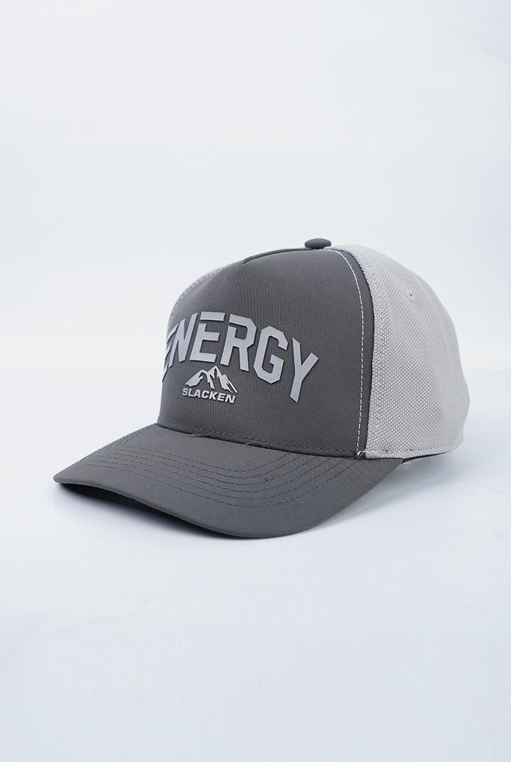 Energy Mountain Trucker Cap - Grey-1-MENDEEZ