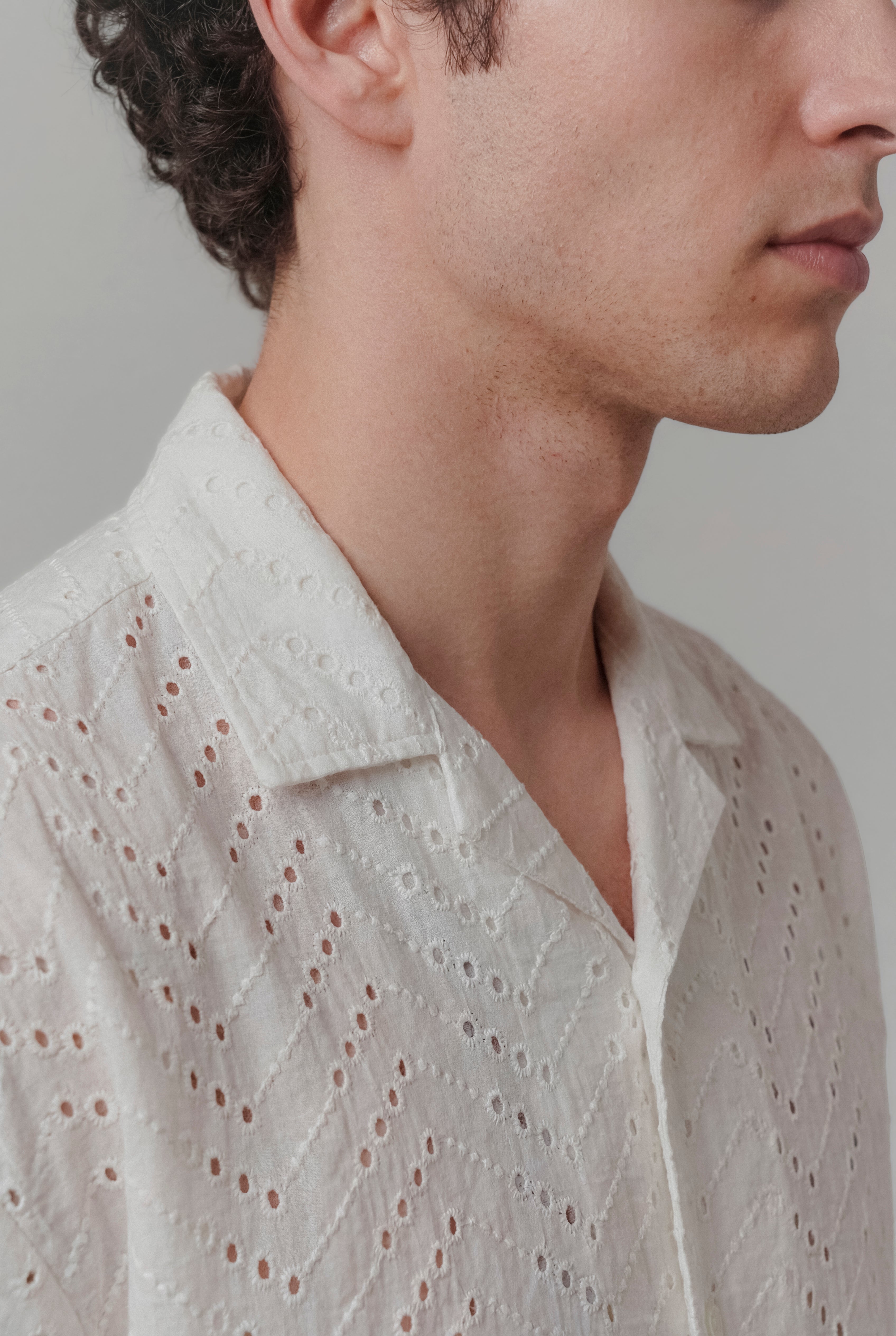 Cuban Shirt - White - Mendeez