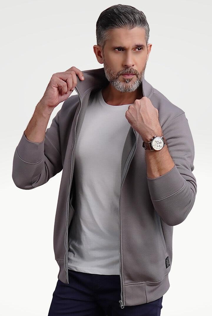 Slate Standup Collar Jacket - Mendeez PK