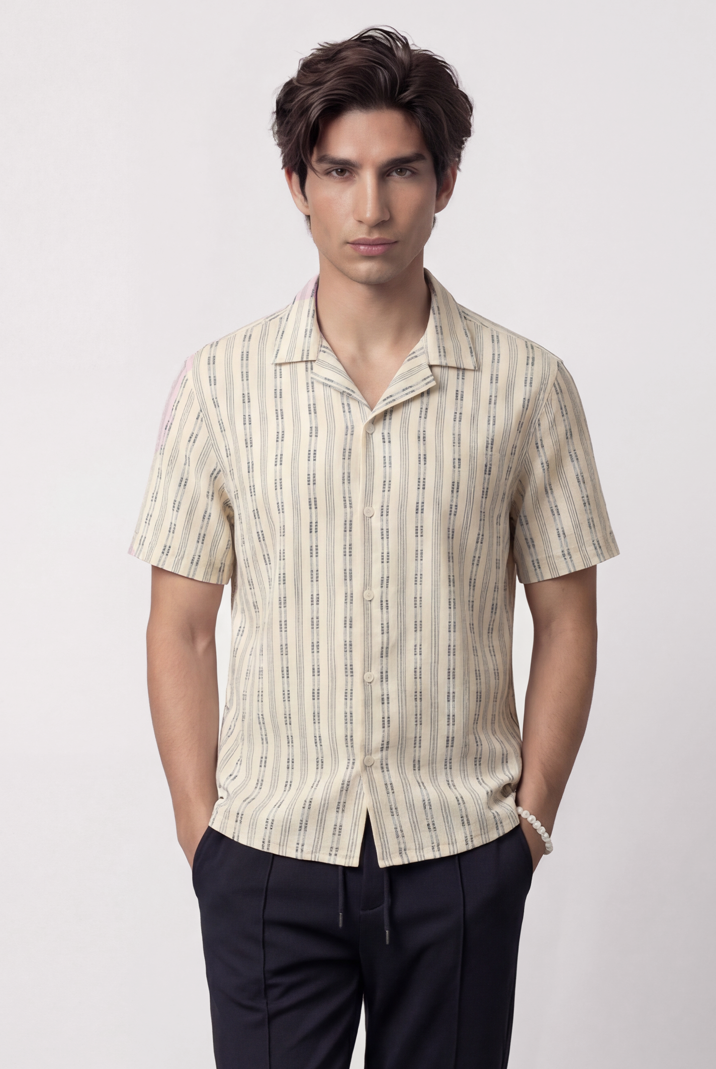 Cuban Shirt - Cream - Mendeez