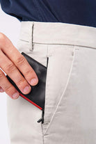 Slim Fit Chinos - Sage Green - Mendeez