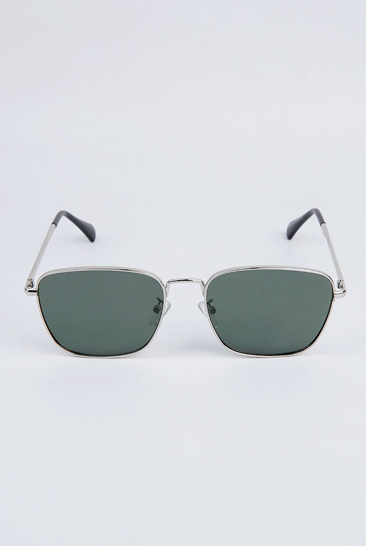 Simon Square Sunglasses - Green - Mendeez