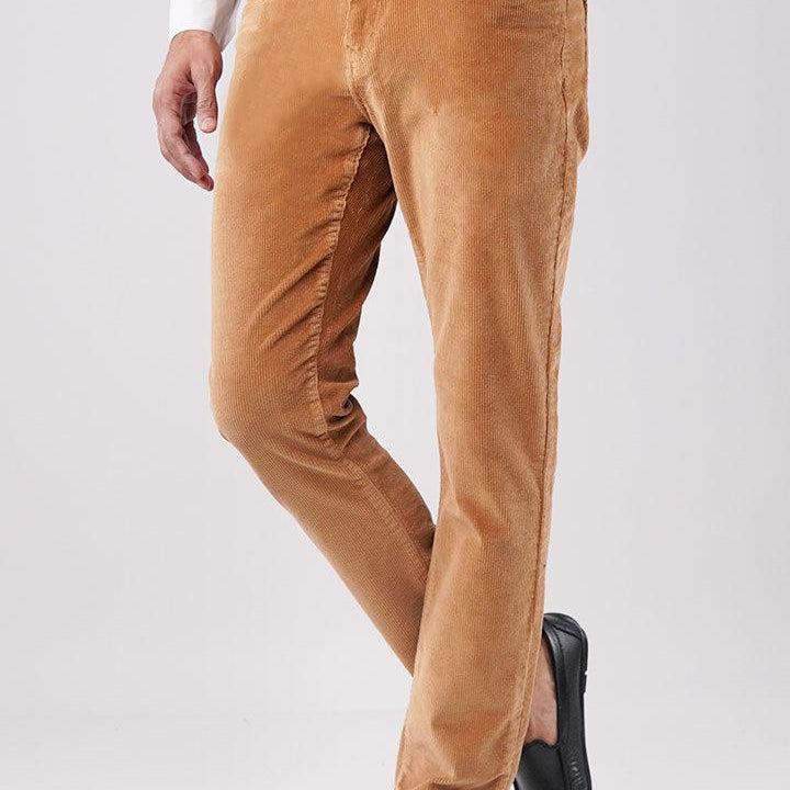 Sahara Camel Corduroy Pants - Mendeez PK