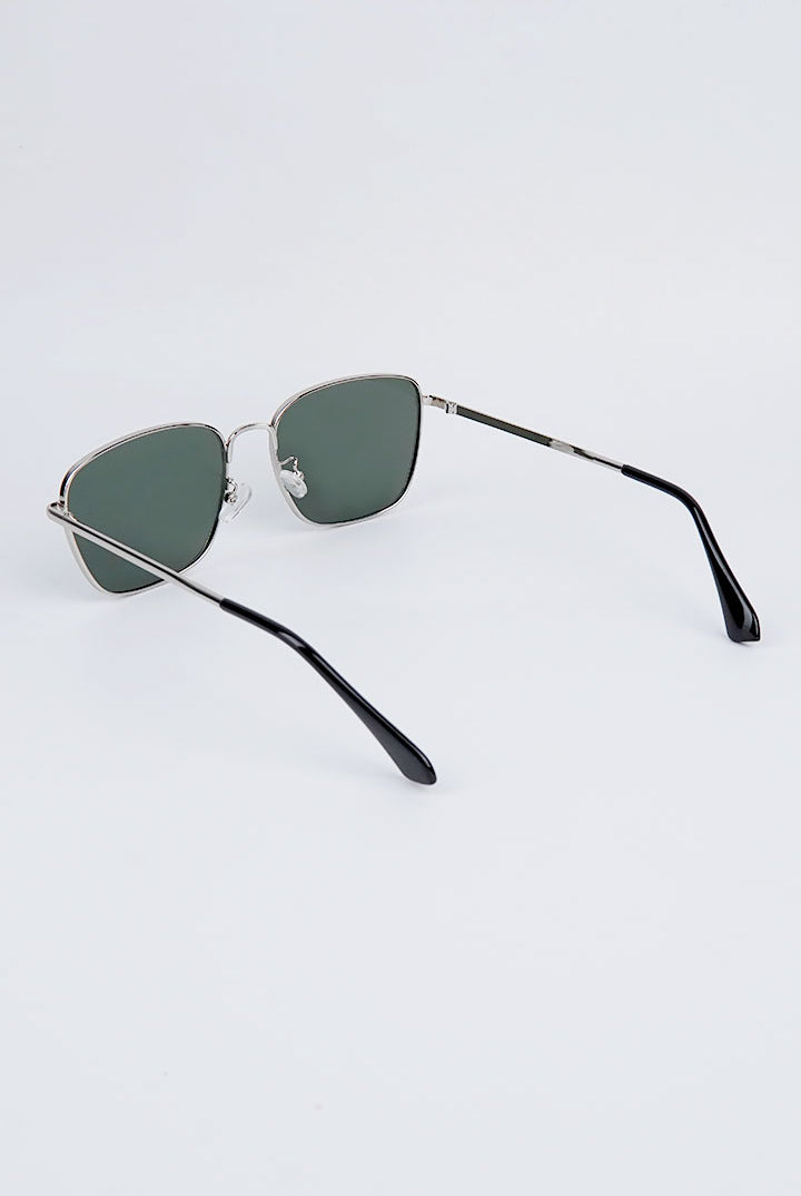 Simon Square Sunglasses - Green - Mendeez