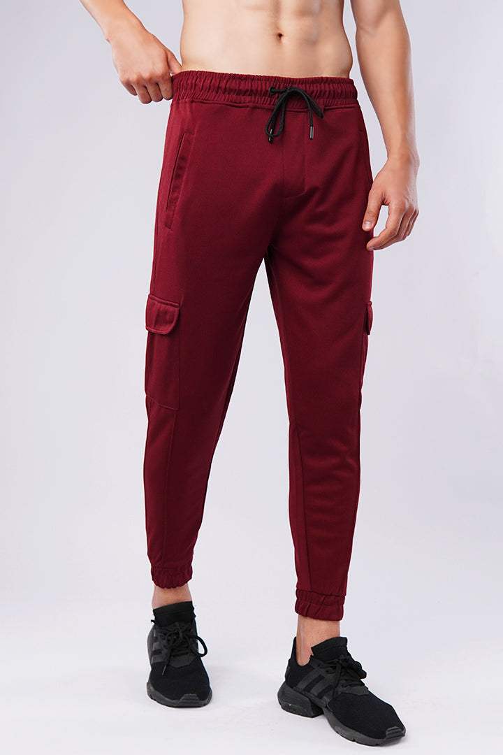 Cargo Jogger Pants - Maroon - Mendeez PK