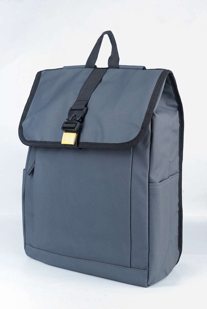 Urban Commuter Roll-Top Backpack – Stealth Grey-2-MENDEEZ