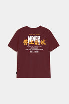 Printed Graphic Tee - Maroon - Mendeez