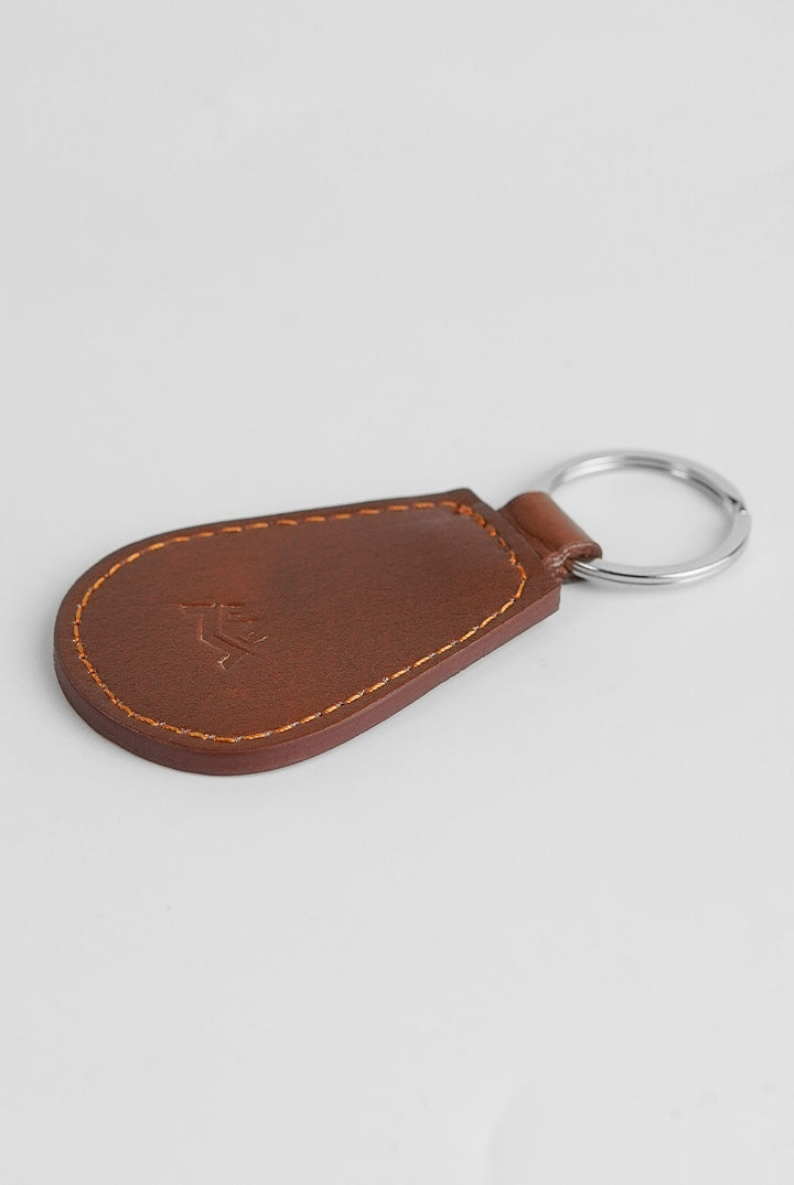 Leather Keychain - Brown - Mendeez