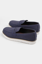 Slip On Suede Loafers - Ocean Blue - Mendeez
