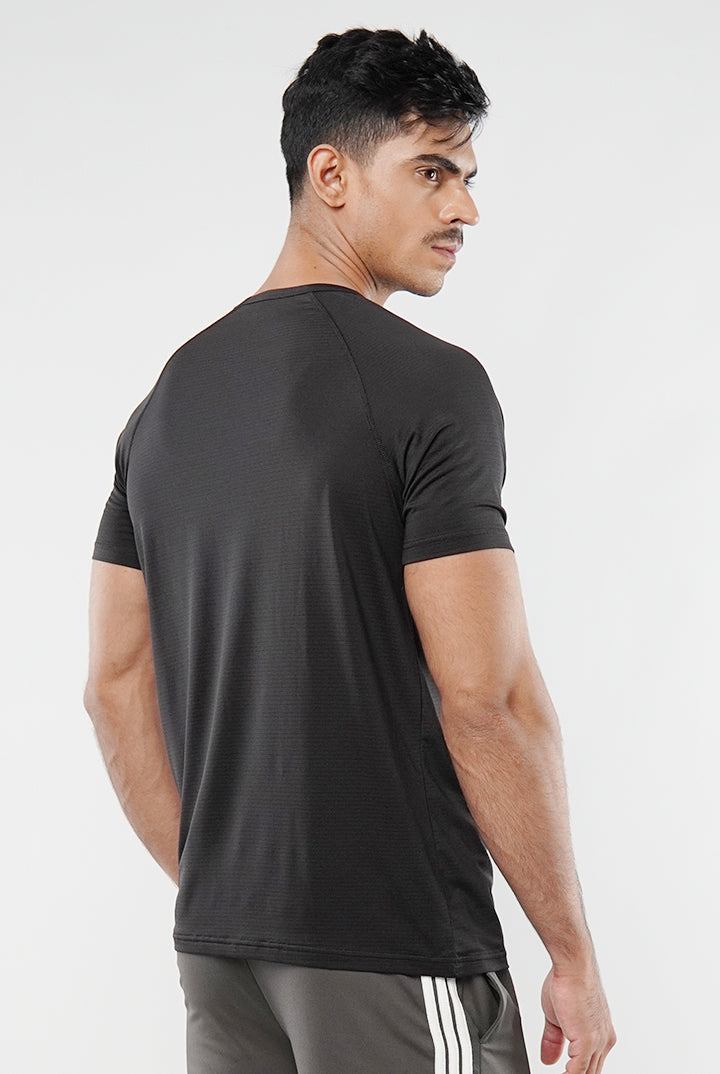 Striped T-Shirt - Black - Mendeez