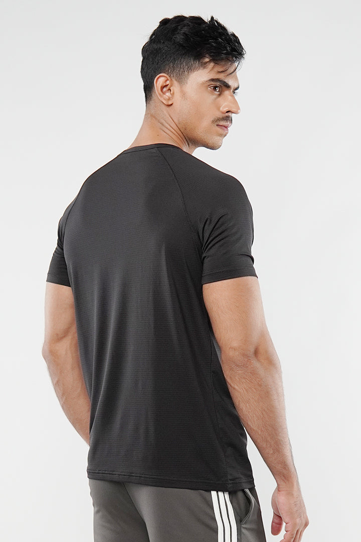 Striped T-Shirt - Black - Mendeez