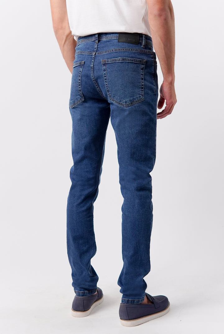 Slim Fit Denim - Medium Blue - Mendeez